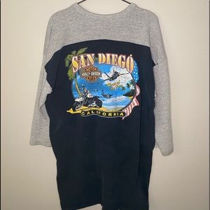 Vintage 1999 San Diego Harley Davidson Long Sleeve Shirt